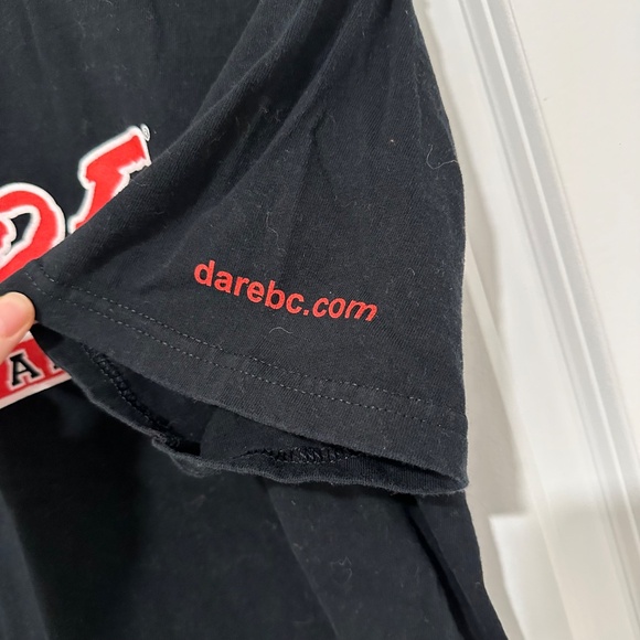 Vintage D.A.R.E All Stars Unisex Tee. Size Medium  True Black with Red and White - Picture 5 of 7